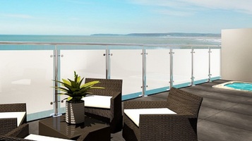 New for 2019 - Sea Views from Hottub